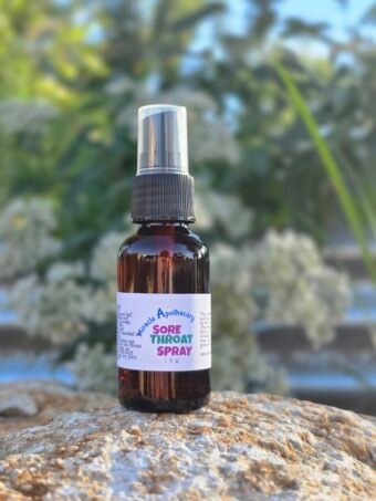 Throat spray